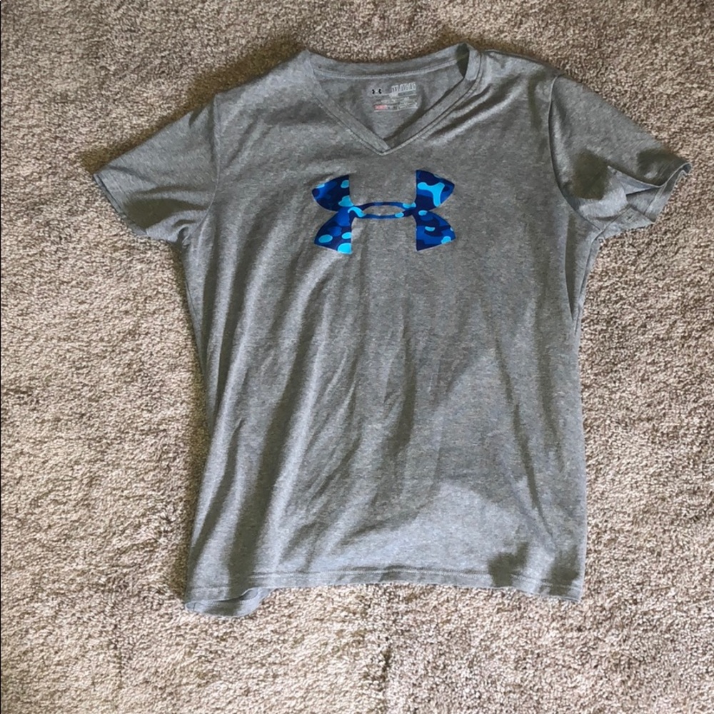 girls under armor short sleeve t-shirt yxl